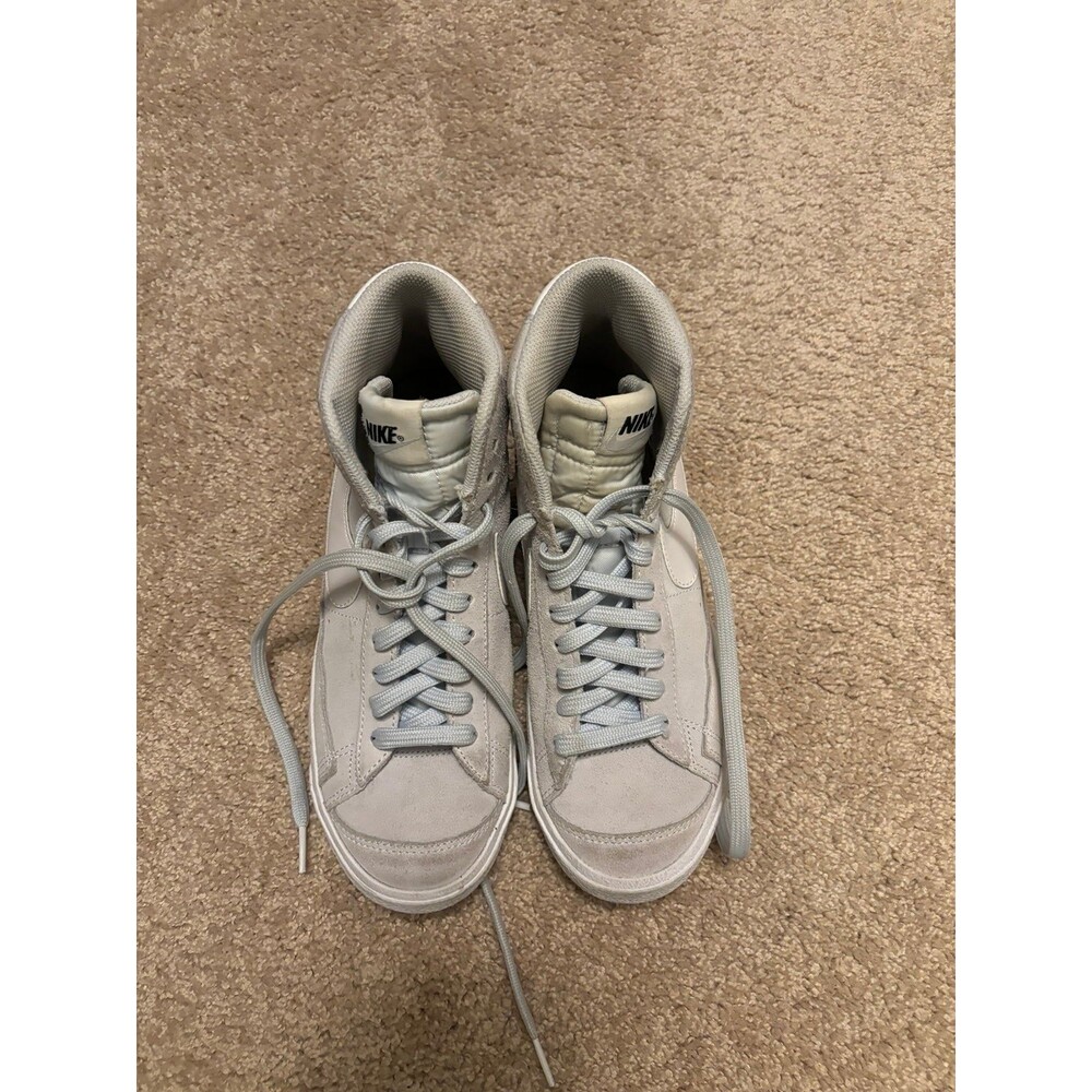 Nike Blue and Grey Blazers 77 Mid - Size 7